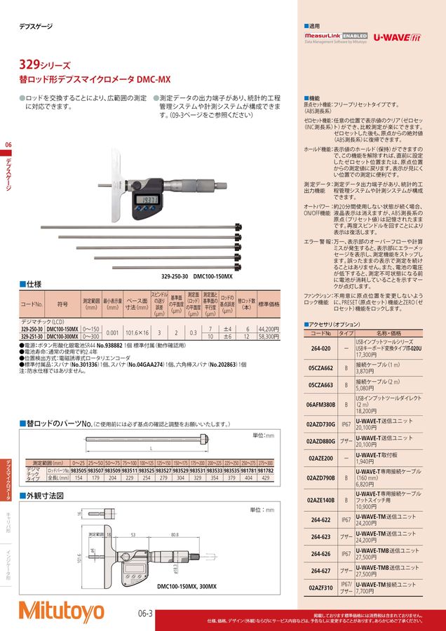 ミツトヨ精密測定機器 総合カタログNo.13-54版